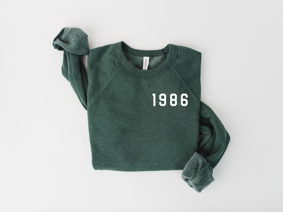 40th Birthday Sweatshirt, 1986 Sweatshirt, 40Th Birthday Gifts For Women, 1986 Birthday, Happy Birthday Sweatshirt, 40Th Birthday Shirt