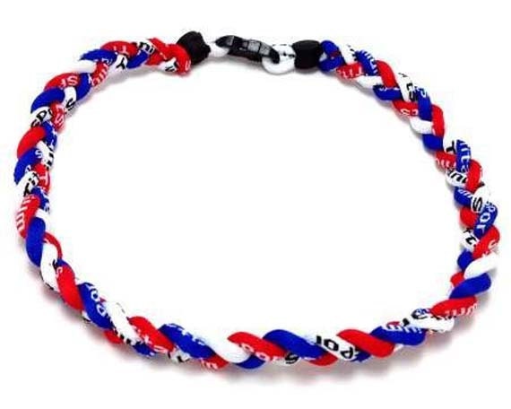 Wholesale Lot 12 - 20 Inch Titanium Sports Necklaces (Maroon, Scarlet, Crimson, Gold)
