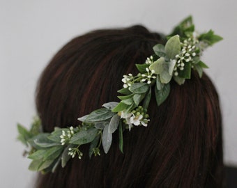 leaf flower crown
