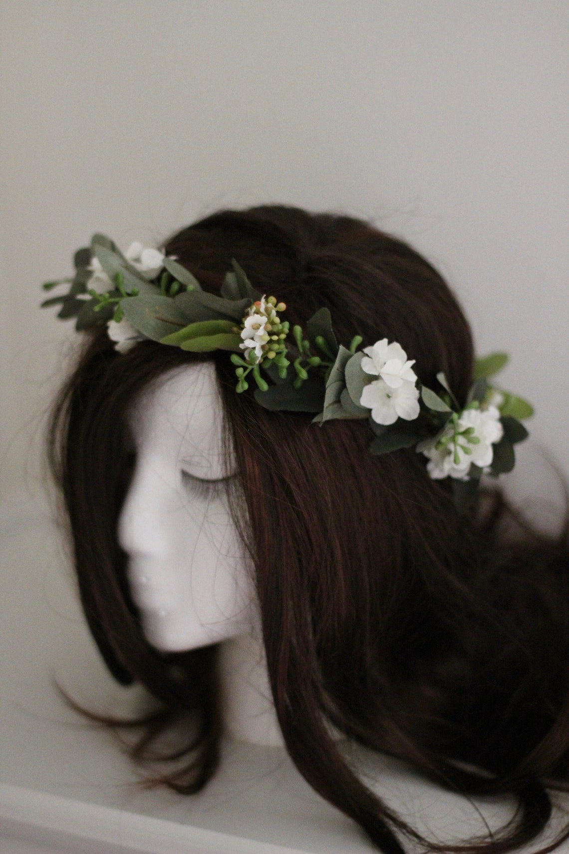 Greenery Crown Olive Leaf Crown Green Leaf Crown Baby Etsy Canada