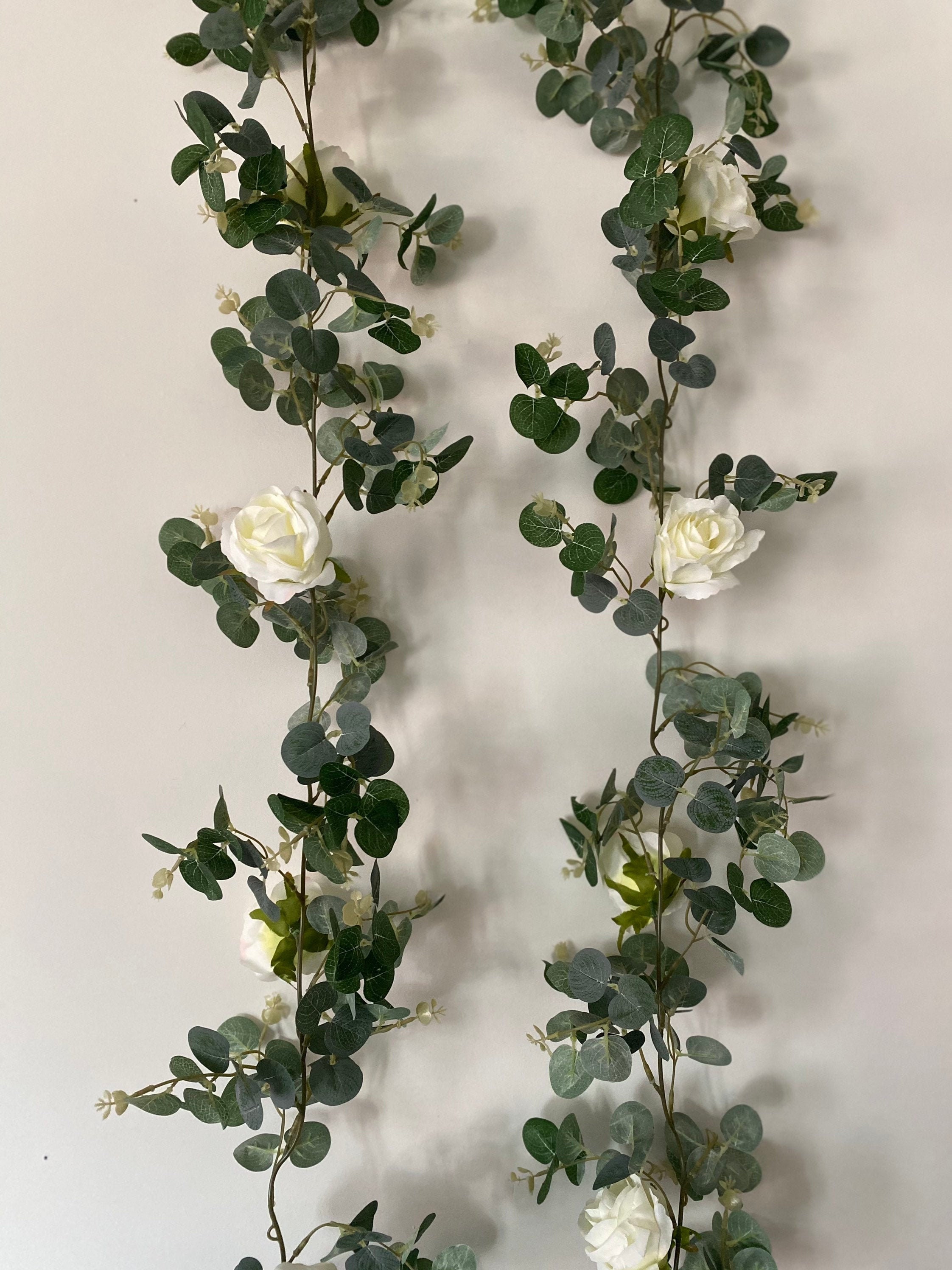 Eucalyptus garland, silver dollar eucalyptus, greenery garland, eucal…