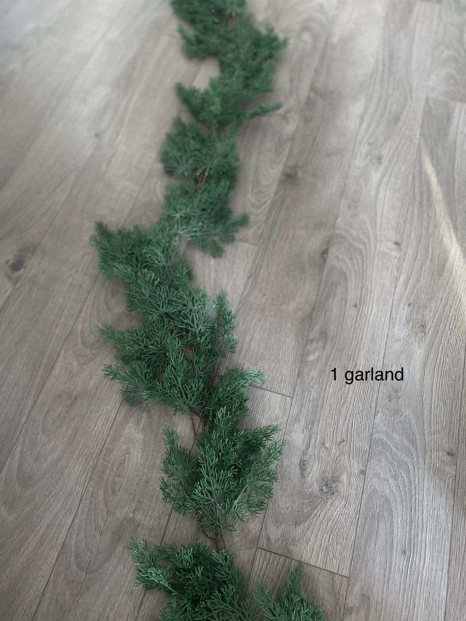 Cypress Garland Christmas Garland Cedar Garland Cedar Table Etsy
