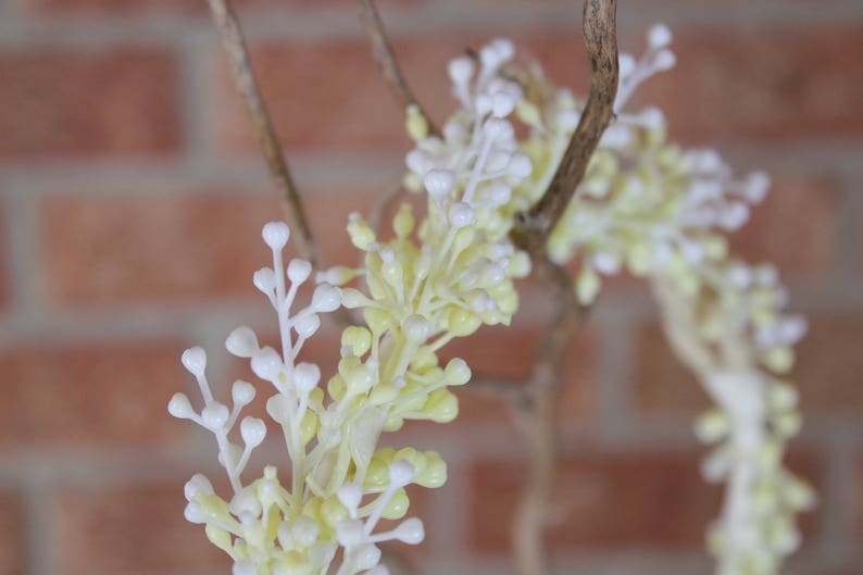Baby Breath Flower Crown white flower crown yellow flower crown wedding crown flower crown ivory crown floral crown whimsical crown