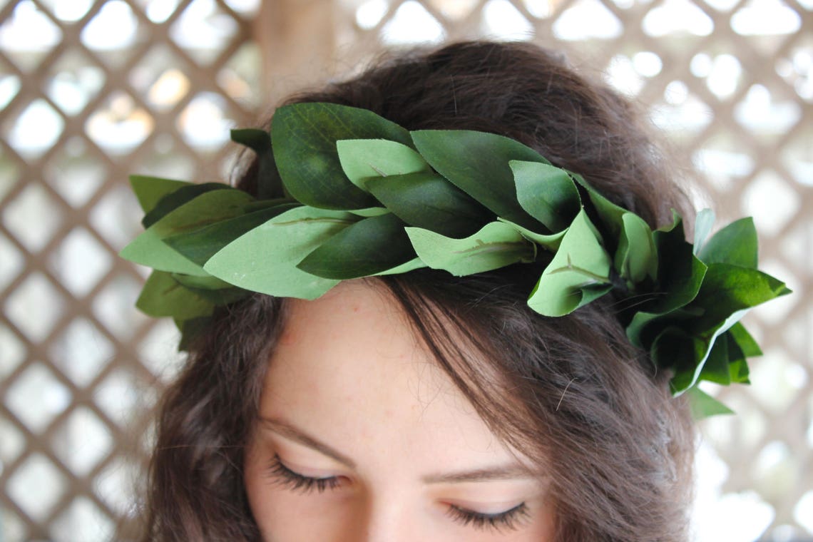 Olive Leaf Crown Greek Crown Green Leaves Crown Greek Etsy Canada