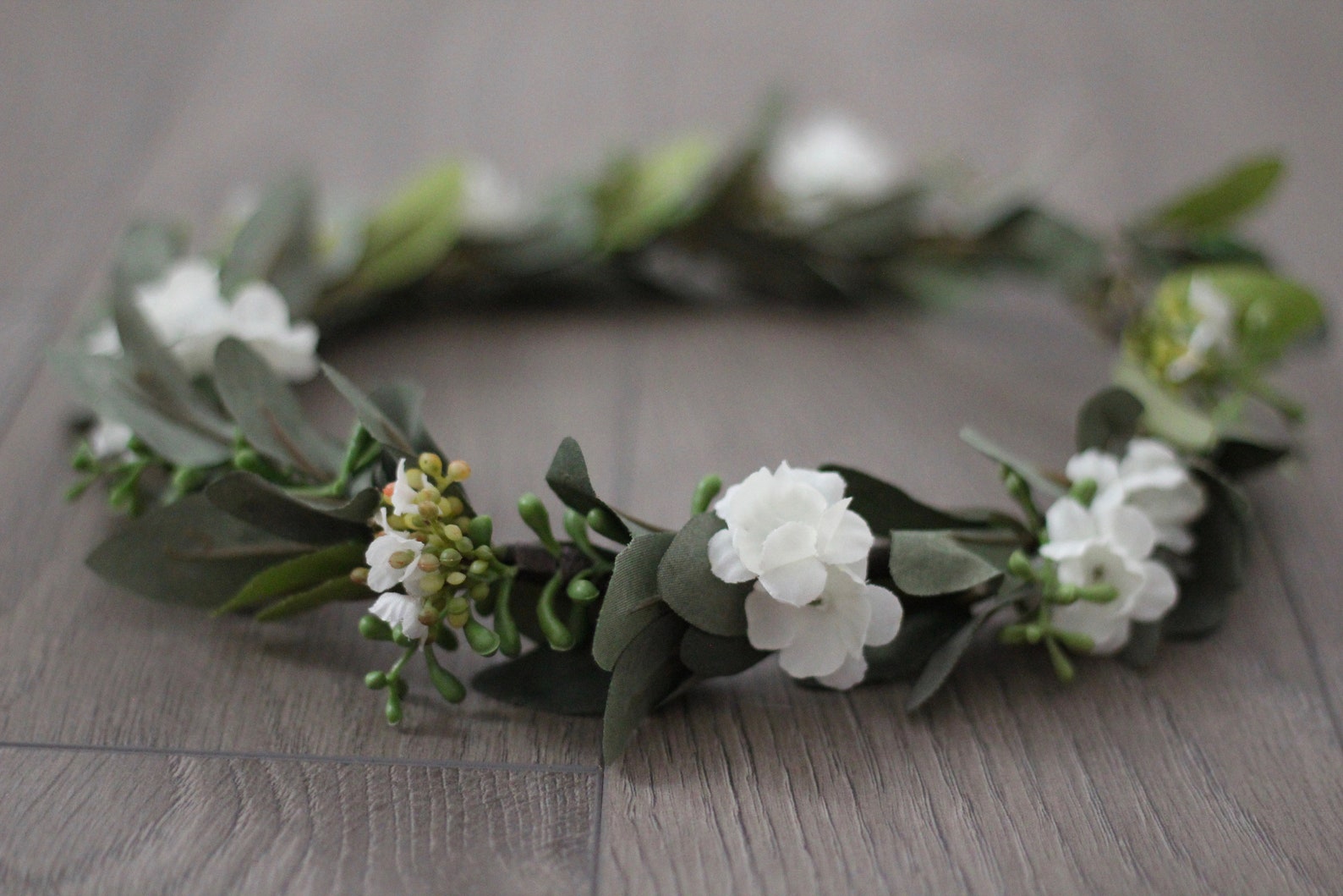 Greenery Crown Olive Leaf Crown Green Leaf Crown Baby Etsy Canada