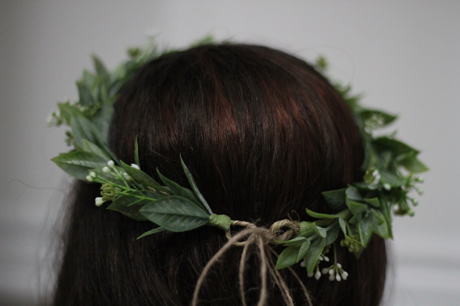 Greenery Crown Olive Leaf Crown Green Leaf Crown Baby Etsy