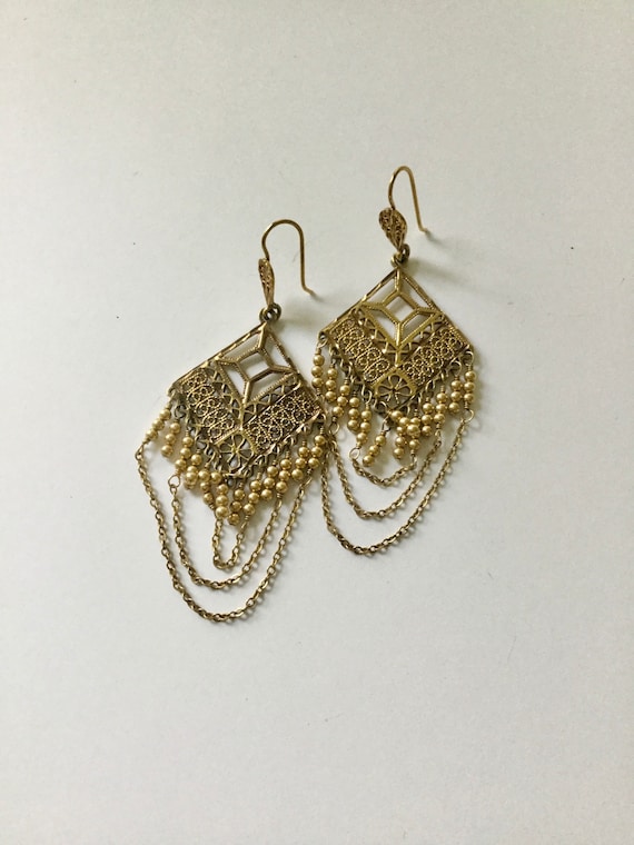 ANCIENT HISTORY vintage Victorian Revival Earrings