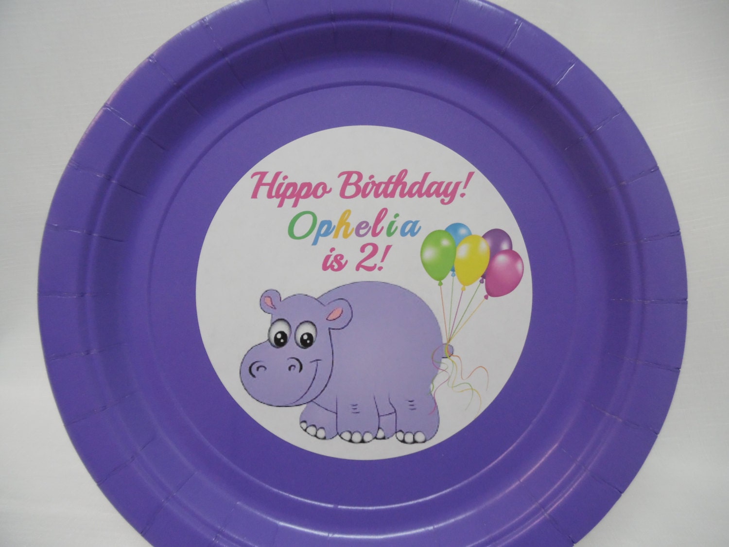 Hippo Birthday Party/baby Shower Hippopotamus Theme Personalized
