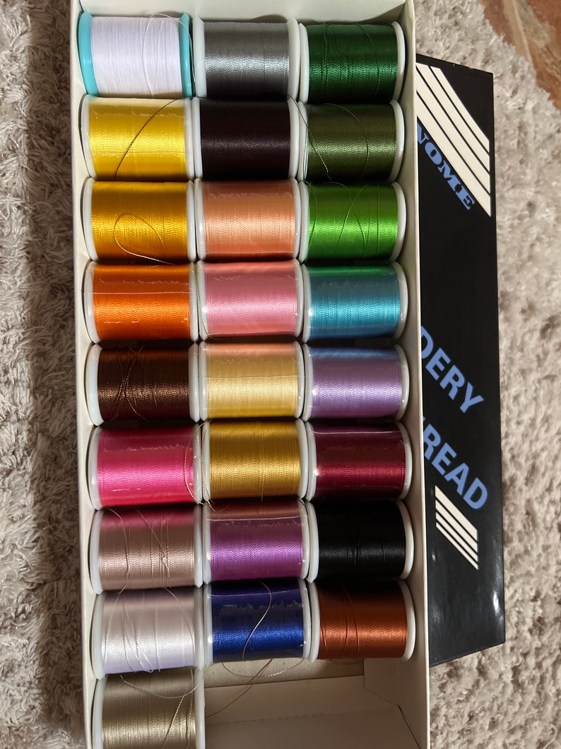 JANOME Embroidery Thread 1 Etsy