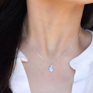 Rabbit Necklace, Cute Jewelry, Charm Necklace, Animal, Sister, Best Friend DR405-N79-05