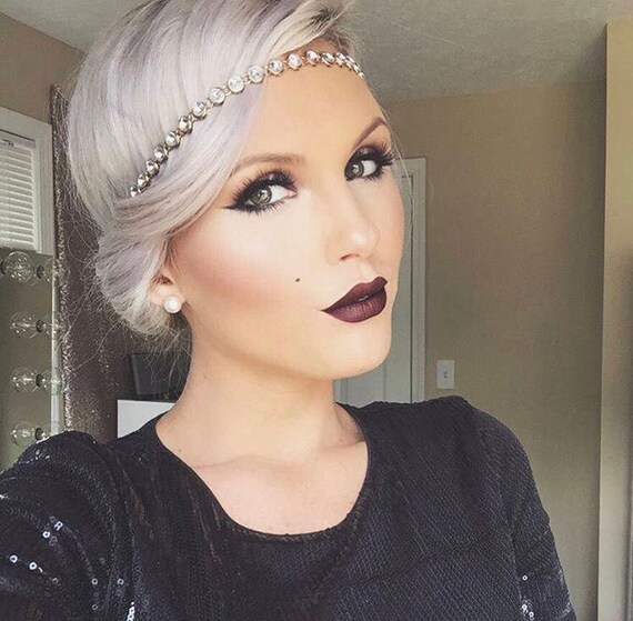 Rhinestone Goddess Head Band Hair Jewelry Prom Wedding Bridal Etsy