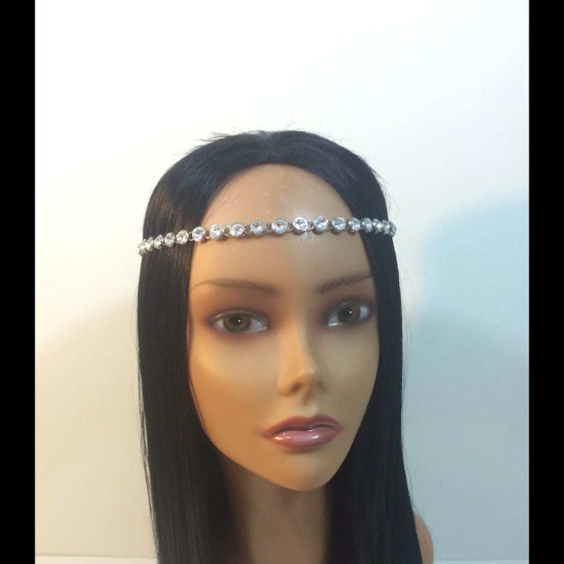 Rhinestone Goddess Head Band Hair Jewelry Prom Wedding Bridal Etsy