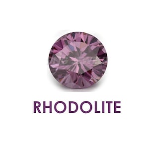 BirthStones Rhodolite CZ