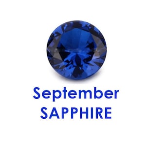 Piedras natales Septiembre Zafiro CZ