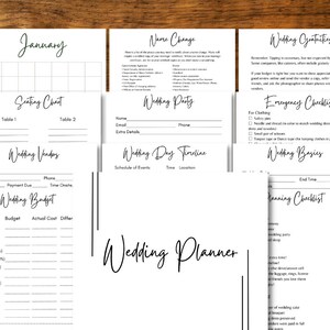 10 Month, Wedding Planner, Checklists, Wedding Printable, Wedding Planning Template, Wedding Planning Checklist, Wedding Planning Binder