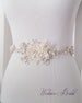 Floral Wedding Sash, Bridal Belt, Custom Wedding Belts and Sashes - Style 789.1 