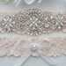 Wedding Garter Set, Bridal Garter Set, Vintage Lace Garter - Style L200 