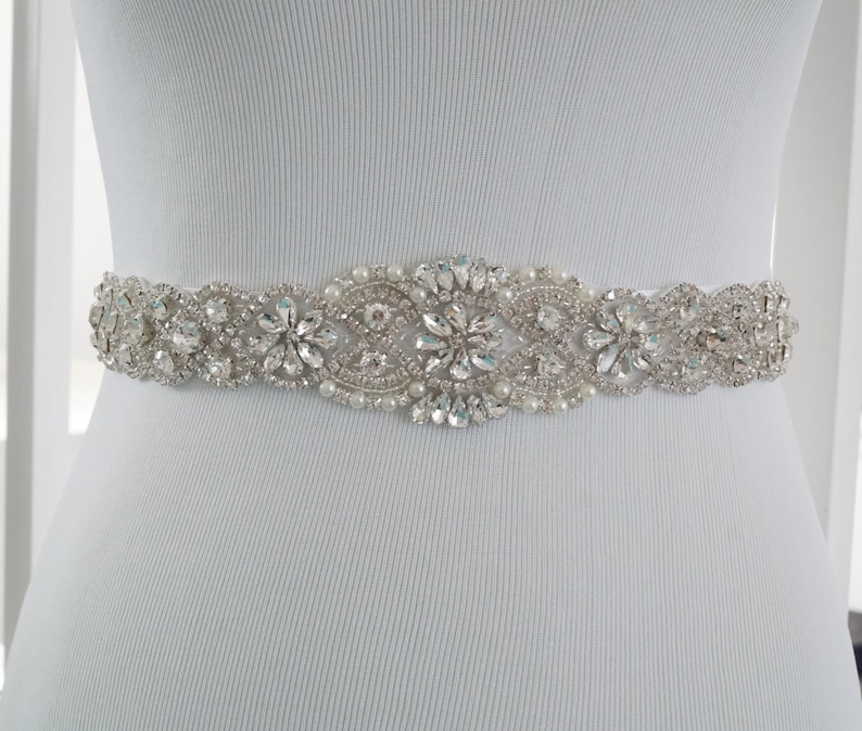 beaded sash belt