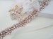 Rose Gold Wedding Accessories, Rose Gold Bridal Accessories, Rose Gold Bridal Belt, Rose Gold Bridal Hair Comb, Hair Pin 