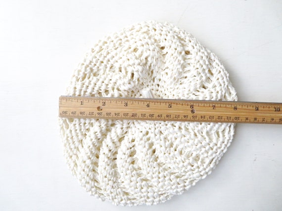 straw beret hat for child or very small woman's h… - image 2
