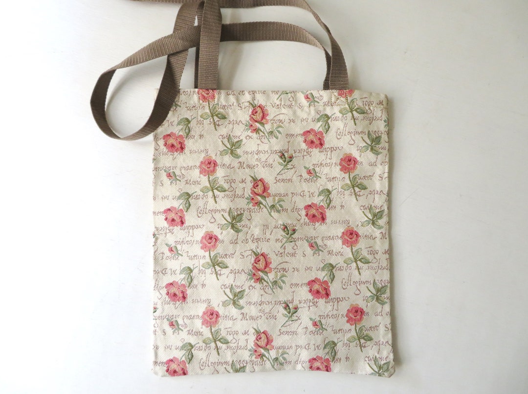 Tapestry Tote Bag Fabric Purse Long Strap Vegan Shoulder Etsy