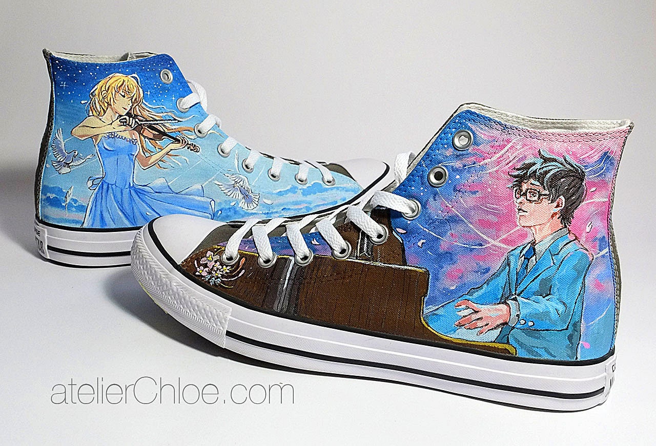 Manga Shoes Anime Converse Hand Painted Sneakers Custom Chuck - Etsy Israel Manga Shoes Anime Converse Hand Painted Sneakers Custom Chuck - Etsy Israel