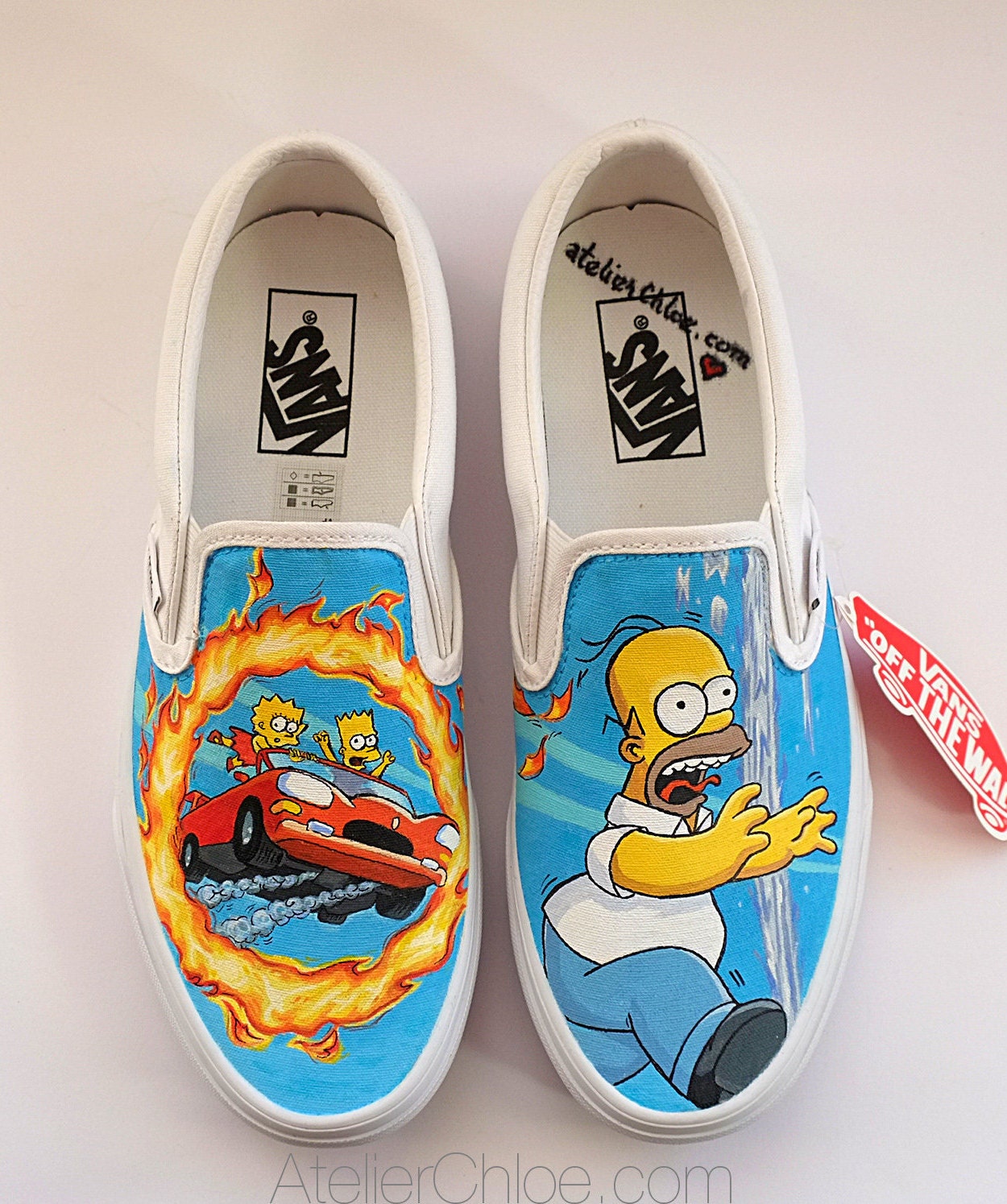 customized painted vans