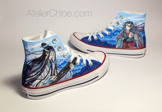 custom converse anime