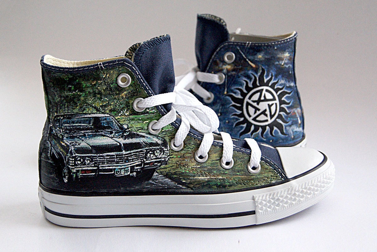 Customized converse painted sneakers hand painted converse