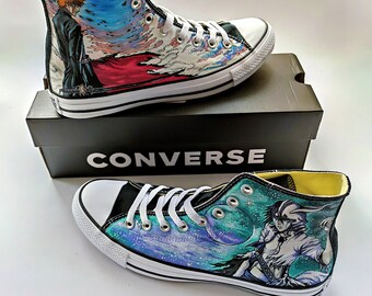 Diseña tu propia converse zapatillas pintadas a mano | Etsy México