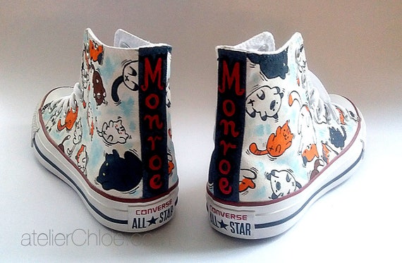 Chats converse personnalisé chats mignons chats drôle nom converser votre nom sur converse chaussures filles cadeau pour femme chats baskets chats ... Chats converse personnalisé chats mignons chats drôle nom converser votre nom sur converse chaussures filles cadeau pour femme chats baskets chats ...