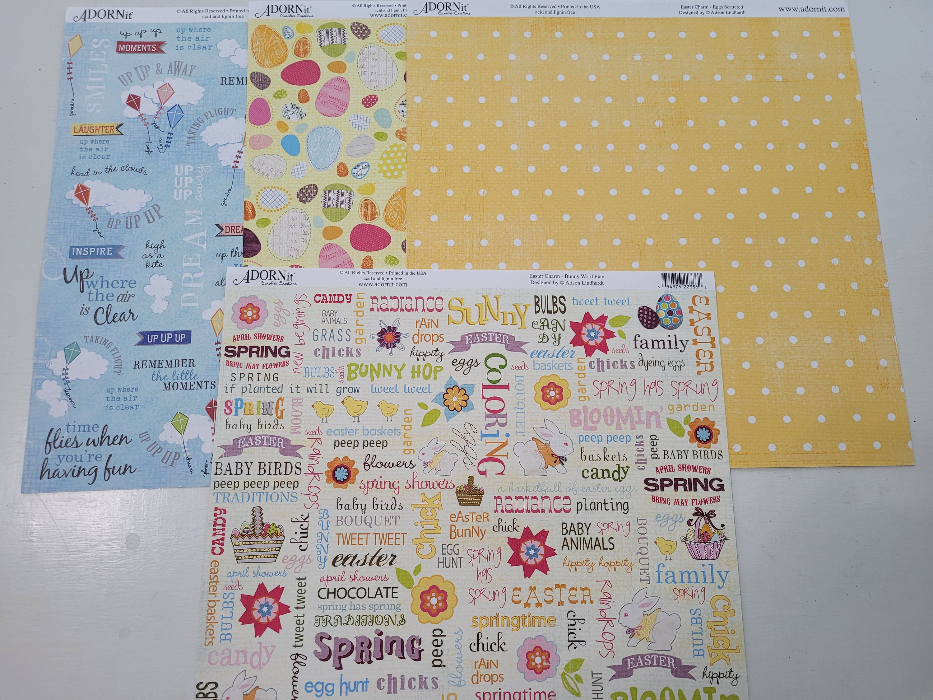 Carolee's Love Scrapbook Paper - Adornit