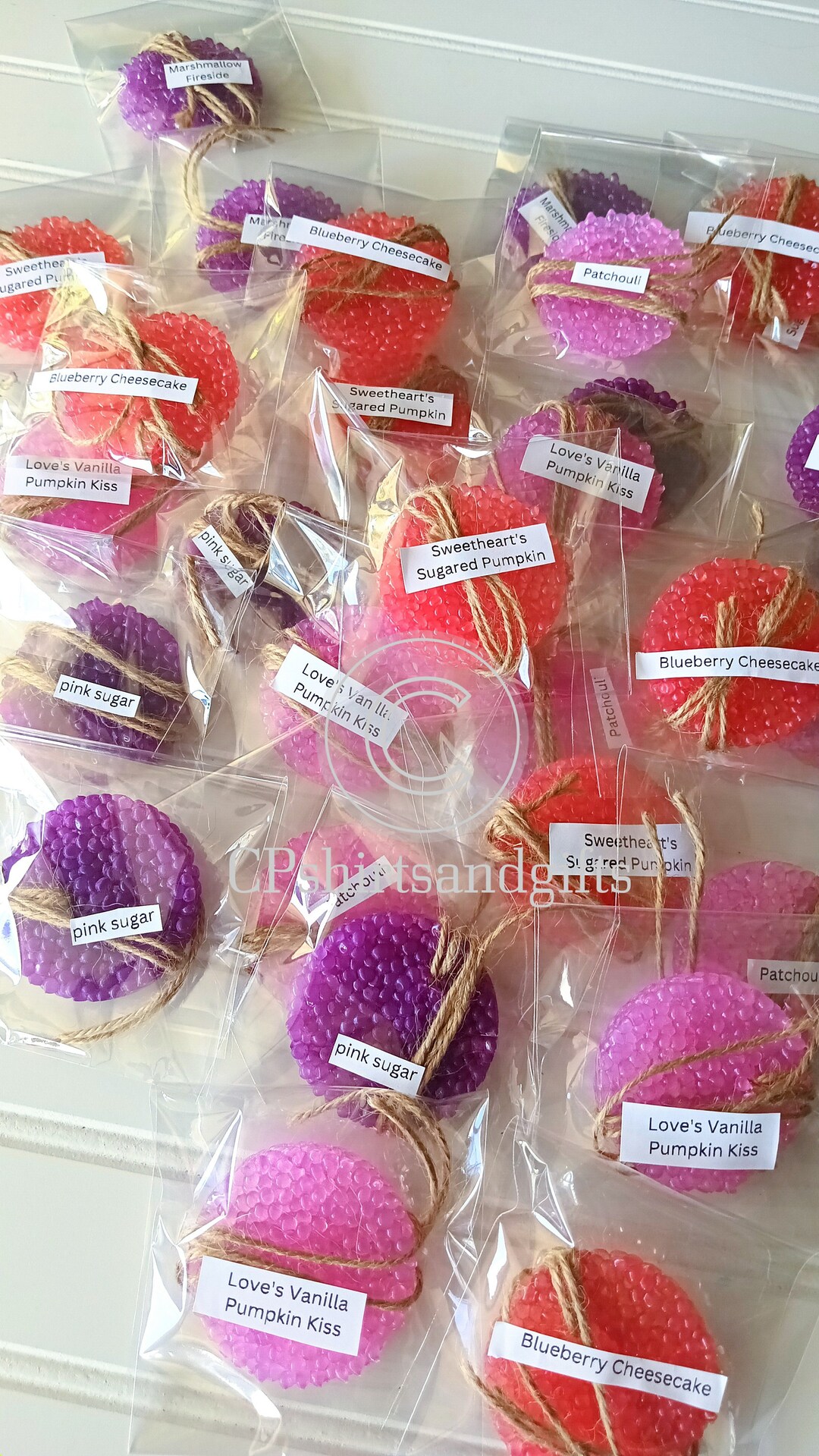 Bulk Wholesale Car Freshies Package Fillers Sweetheart , Round Freshies