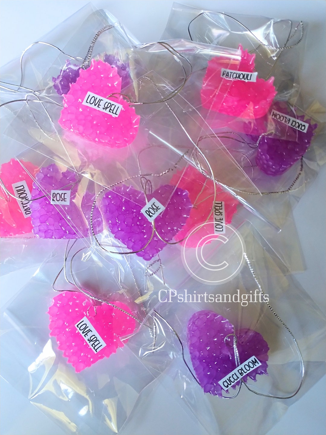 Bulk Wholesale Car Freshies Package Fillers Heart Freshies Gift Co