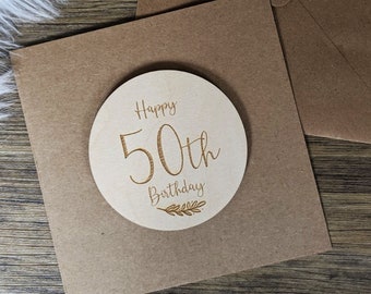 50th Birthday Card | 50th Birthday | 50th Gift | 50th Card for Husband | 50th Card for Dad | 50th Card for Wife | 50th Card for Mum