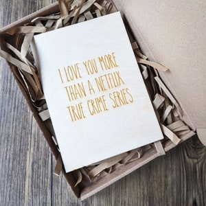 Be my Valentine Wooden Card - Valentines gift - Engraved gift - Custom Gift - Valentines card