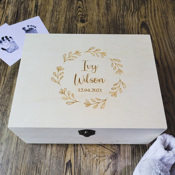 Personalised Keepsake Box | Baby Memory Box | Children's Custom Box