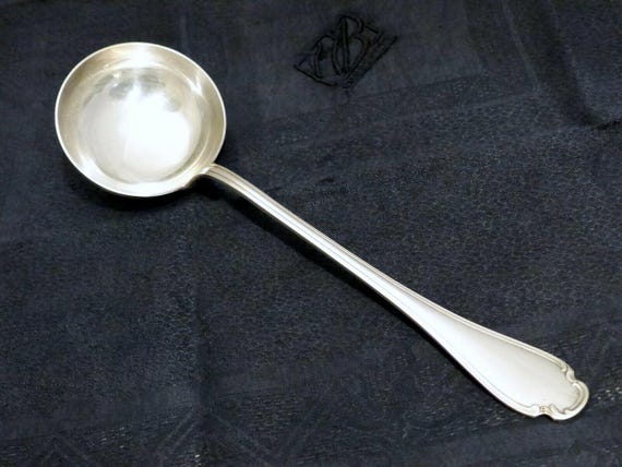Christofle Alfenide Pompadour Large Soup Ladle 32cm Brilliant #2