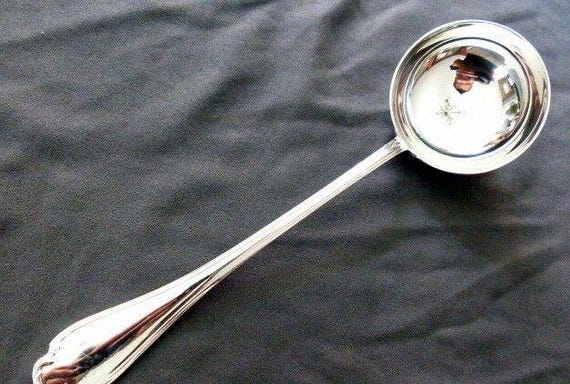 Christofle Alfenide Pompadour Large Soup Ladle 32cm Brilliant #1