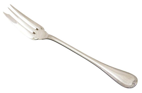 Christofle Malmaison large serving fork / large serving fork / 25cm
