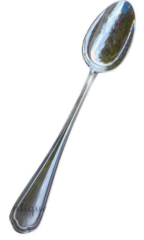 クリストフル スパトゥール レア アンティーク ラージスプーン 27.7cm