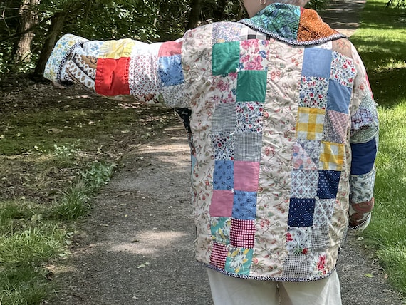vintage patchwork jacket