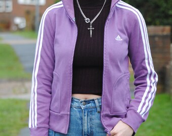 lavender adidas windbreaker