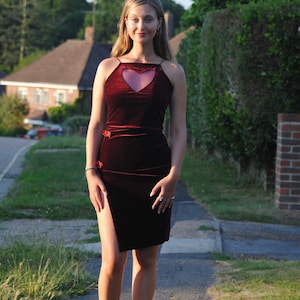 Burgundy Skirt Crop Two-Piece Set