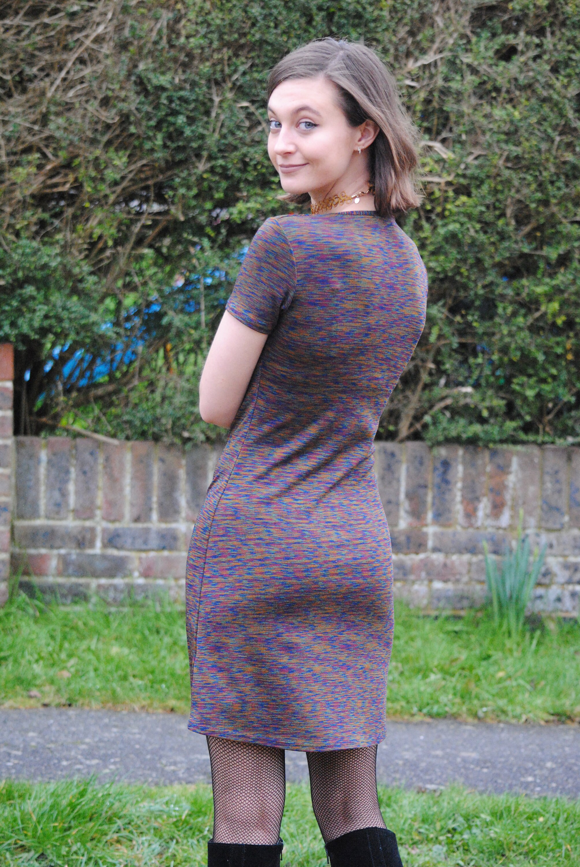 Vintage 90’s hearts strapless mini dress