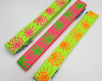 Y2K Unisex Deadstock Vintage Canvas Spider Web Belts