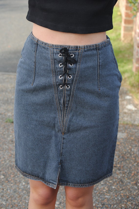 Split Front Denim Maxi Skirt | boohoo NZ