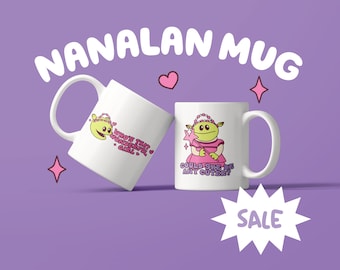 US Who's that wonderful girl? Nanalan Cute Mona Mug, 11oz | Coffee Mug Cut Mona Could she be any cuter?