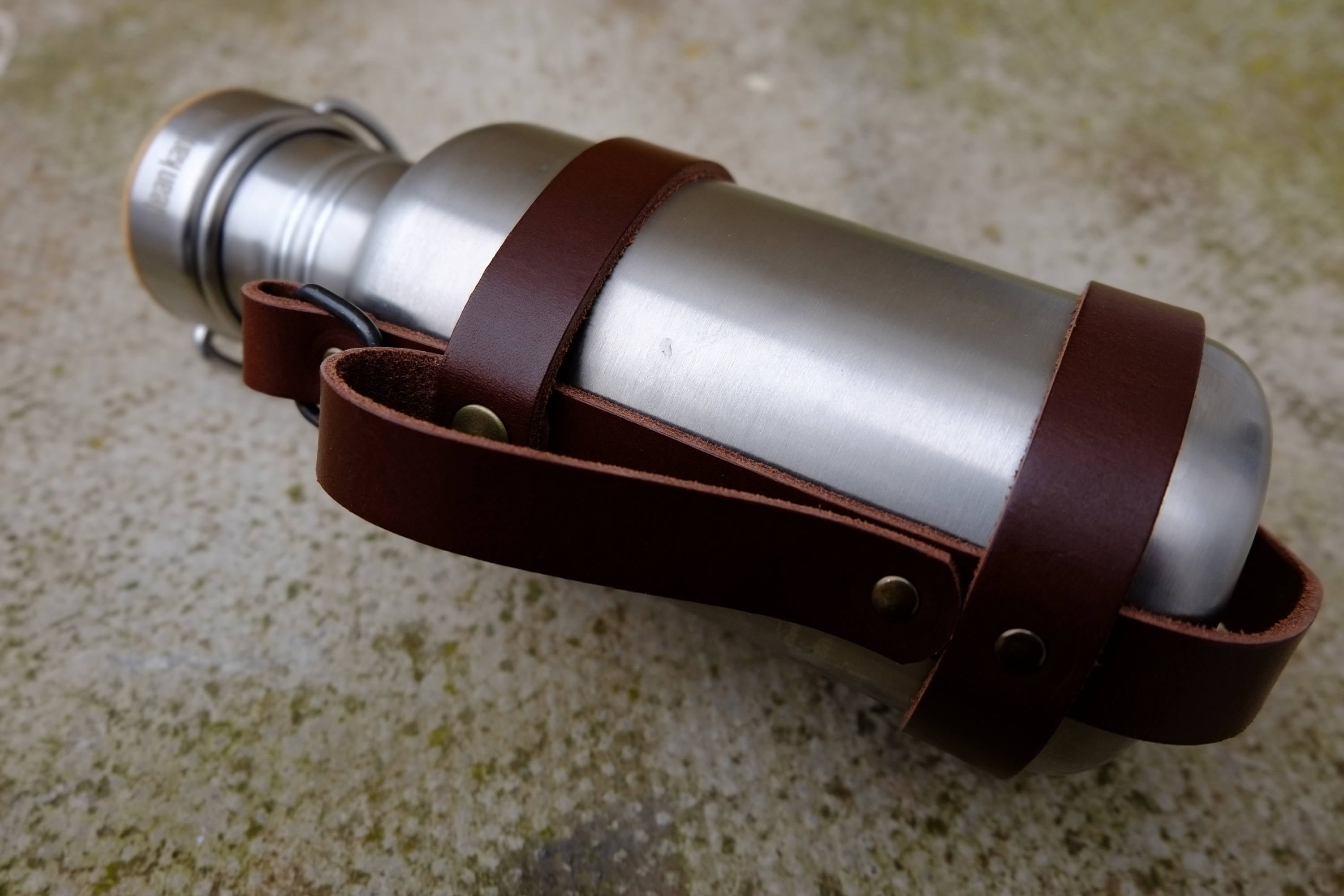 Leather Canteen Water Bottle Holder Etsy