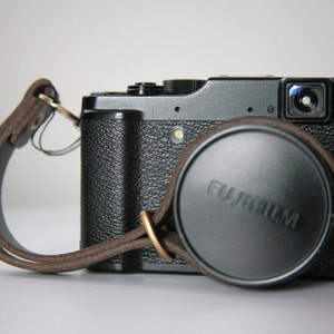 Handmade Leather camera wrist strap image 2